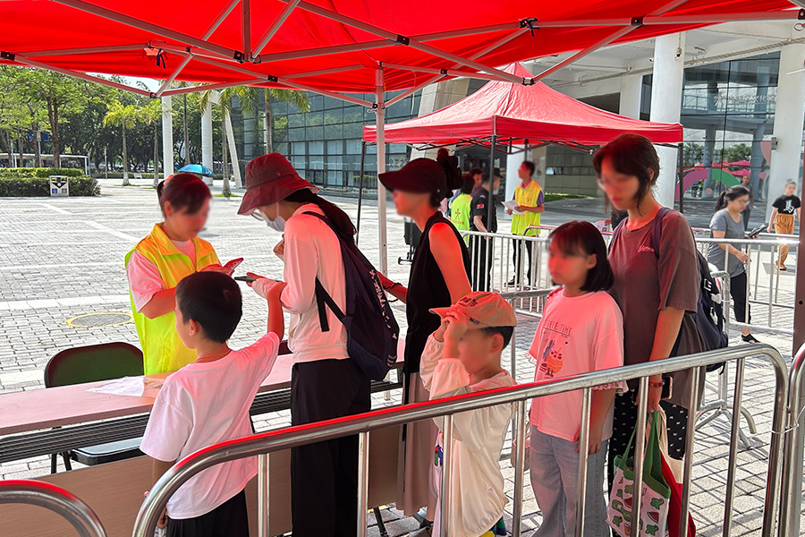 活動簽到現(xiàn)場